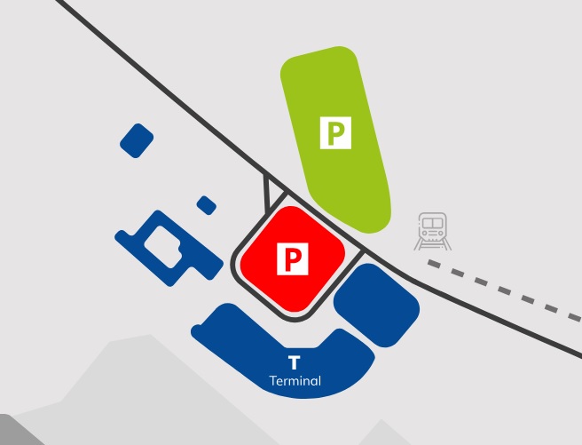 Mapa parkingu Szczecin-Goleniów